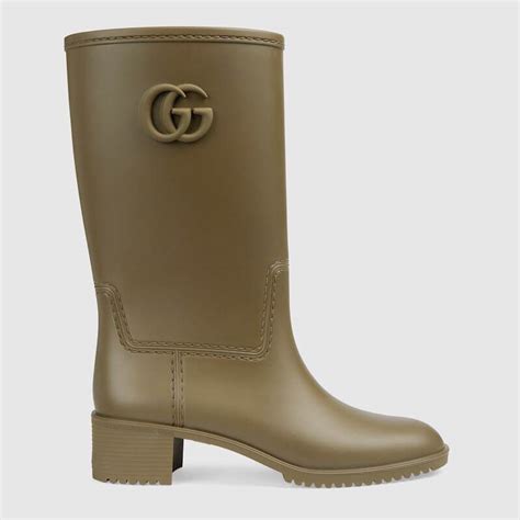 green gucci rain boots|Gucci rain boots for women.